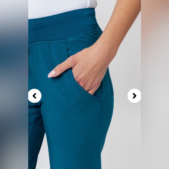 WOMEN'S UNIFORMS WORLD 309TS™ VALIANT SCRUB TROUSERS CARIBBEAN Light Green - Picture 5 of 9